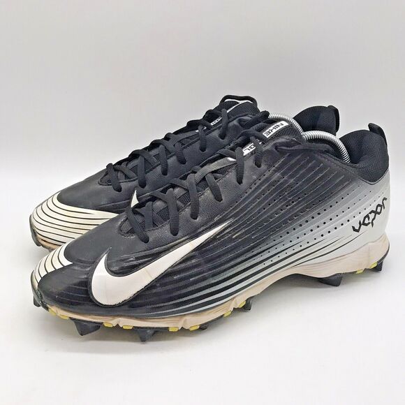 Nike Vapor Keystone 2 Pro Low Top Men's 11.5 Lace Up Baseball Cleats 707442-010 - Picture 3 of 14